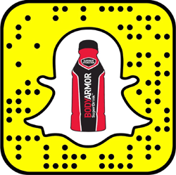 BODYARMOR Snapchat username