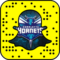 Charlotte Hornets Snapchat username