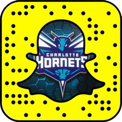 Charlotte Hornets snapchat