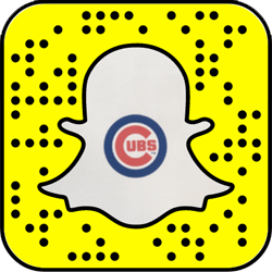 Chicago Cubs snapchat