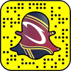 Cleveland Cavaliers Snapchat username