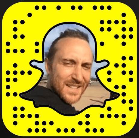 David Guetta Snapchat username