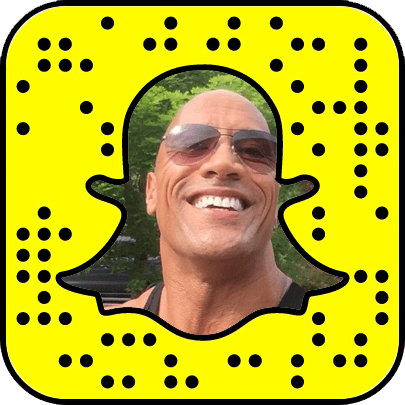 Dwayne Johnson snapchat