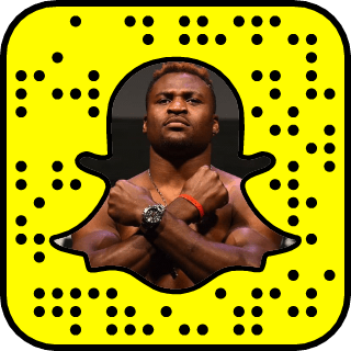 Francis Ngannou snapchat