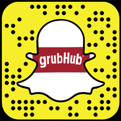 Grubhub snapchat