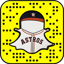 Houston Astros Snapchat username