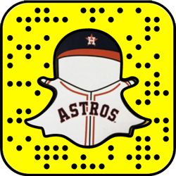 Houston Astros snapchat