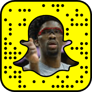 Joel Embiid Snapchat username