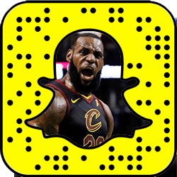 LeBron James Snapchat username