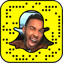 Lewis Hamilton snapchat