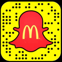 McDonald's Snapchat username