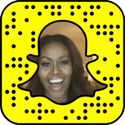 Michelle Obama snapchat