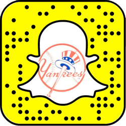 New York Yankees Snapchat username