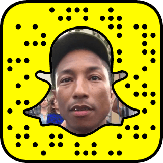 Pharrell Williams Snapchat username