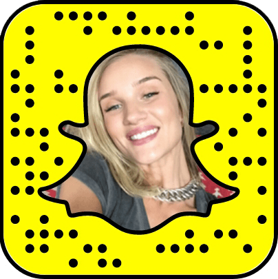 Rosie Huntington Snapchat username