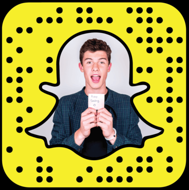 Shawn Mendes snapchat