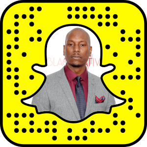 Tyrese Gibson snapchat