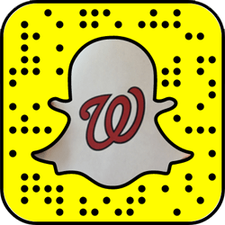 Washington Nationals snapchat