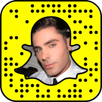 Zac Efron Snapchat username