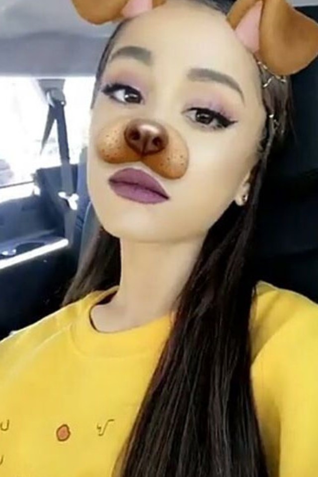 Check out Ariana Grande's Snapchat username