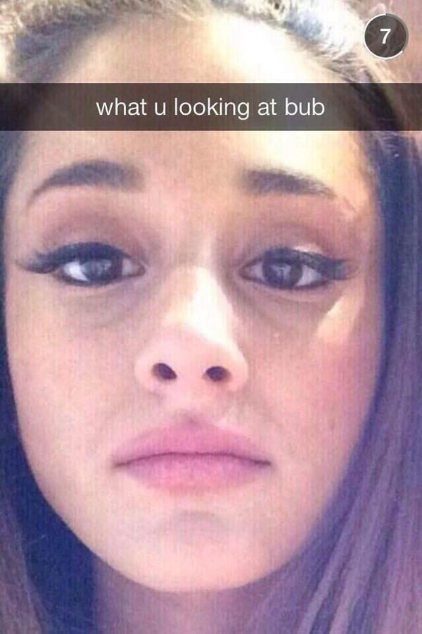 ariana grande snapchat username usernames snap snaps side lyrics