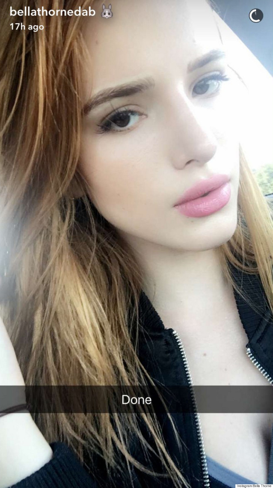 What is bella thorne snapchat